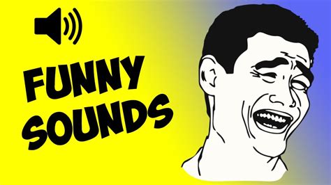 youtube funny sound|sounds that make you laugh.